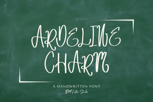 Ardeline Charm: The Perfect Script Font for Handmade Creators