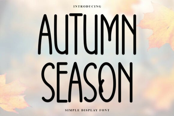 Autumn Season Font Review for Campaign Designers
