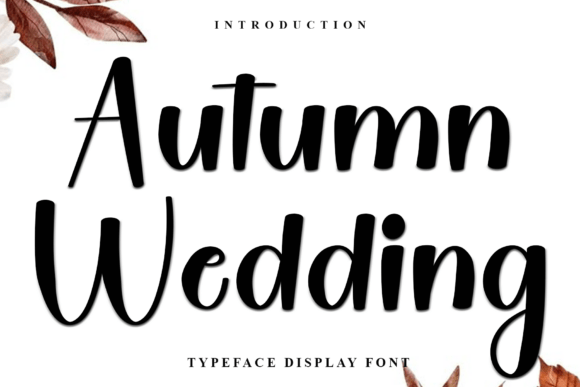 Autumn Wedding: A Script Font for Memorable Branding