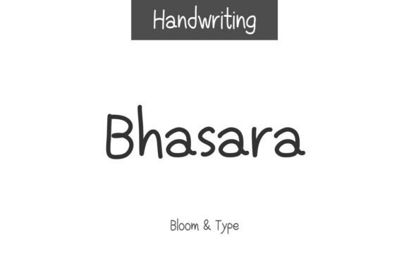 Bhasara: A Handwritten Font for Memorable Branding