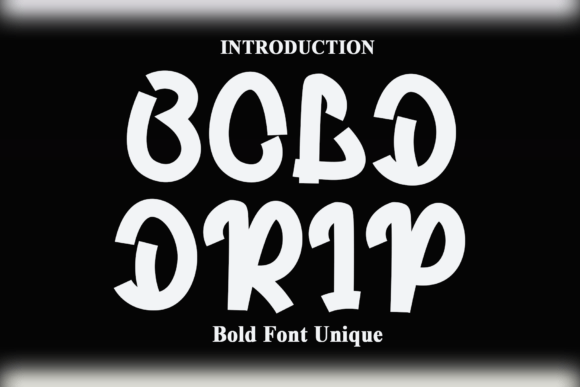 Bold Drip Script Font for Crafters and Product Creators