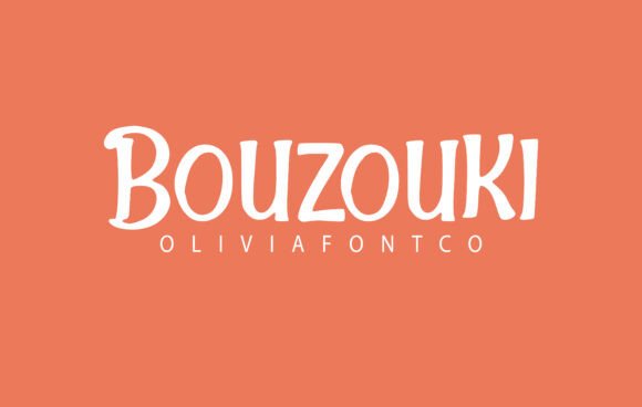 Bouzouki: A Handwritten Font for Web Design and Branding