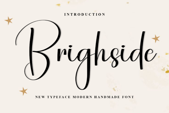 Brighside: A Festive Font for Holiday Branding