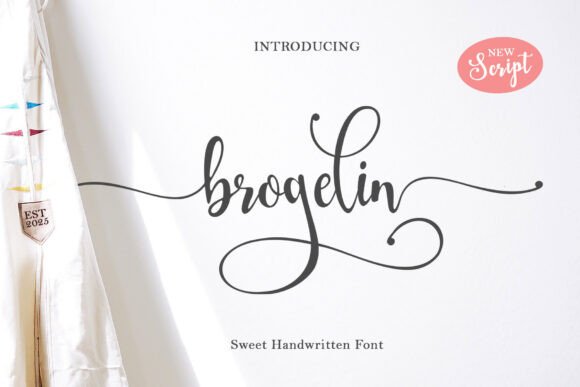 Brogelin: A Handwritten Font That Feels Like Your Best Creative Instinct