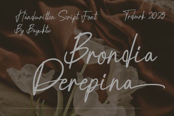 Brondia Derepina: A Script Font for Modern Web Design
