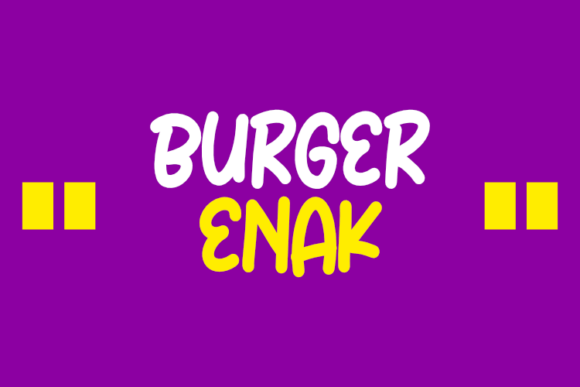 Burger Enak: A Script Font That Elevates Web Design