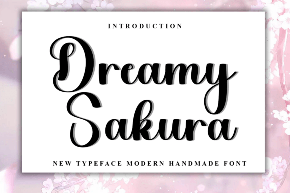 Dreamy Sakura: The Font That Makes Your Campaigns Feel Warm and Real