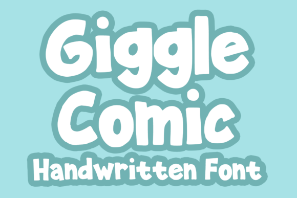 Giggle Comic: A Bold Script Font for Digital Design
