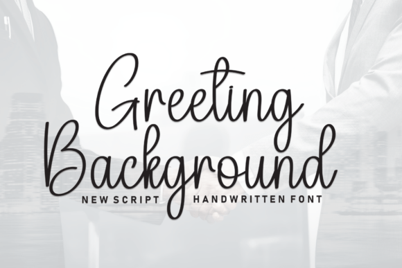 Greeting Background: A Font That Elevates Branding