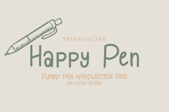 Happy Pen: A Script Font for Editorial Design