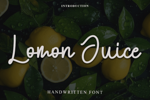 Lomon Juice: A Festive Font for Branding Magic