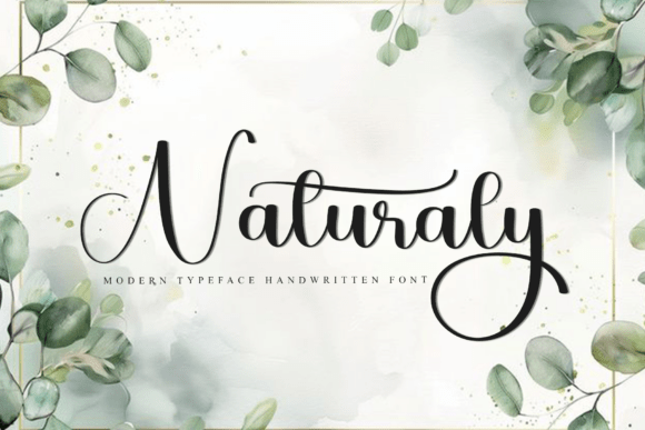 Naturaly: A Festive Font for Digital Design