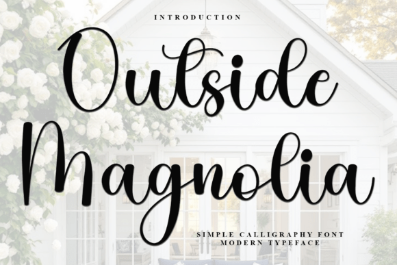 Outside Magnolia: A Font That Brings Holiday Magic to Editorial Design