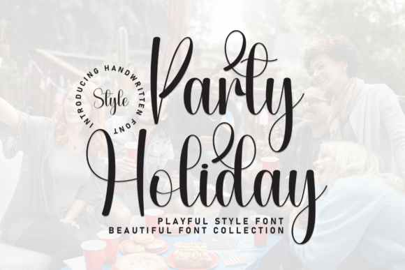 Party Holiday: A Script Font That Adds Flair to Branding