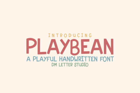 Playbean: A Playful Font for Branding and Design