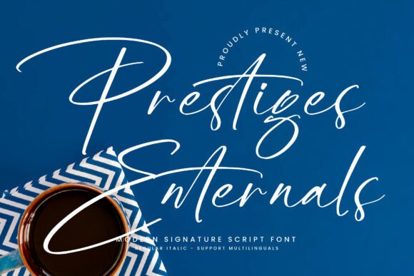 Prestiges Enternals: A Script Font for Editorial Elegance