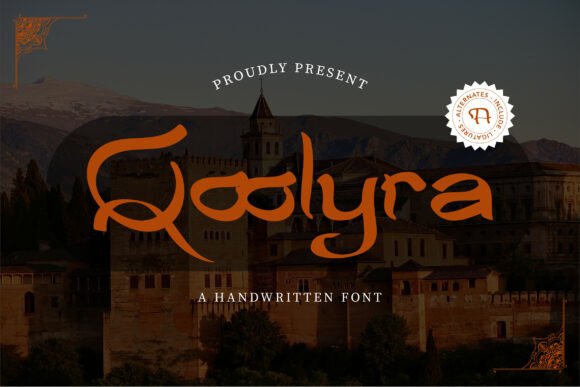 Qoolyra: A Script Font with Character for Editorial Design