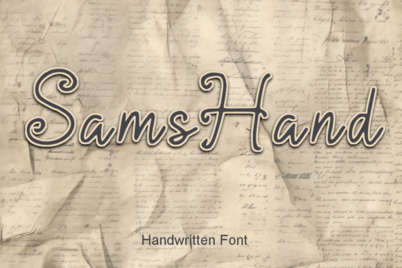 Samshand: A Playful Script Font for Editorial Design