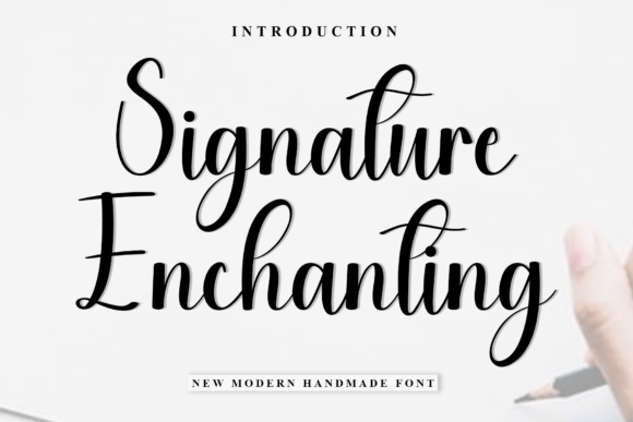 Signature Enchanting: A Font That Breathes Life Into Your Creations