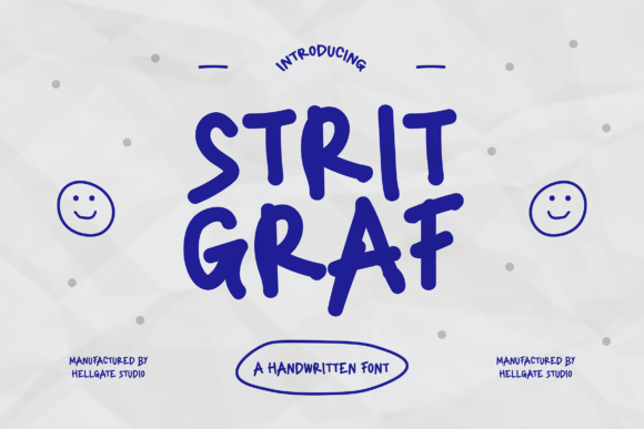 Strit Graf: A Playful Script for Bold Branding
