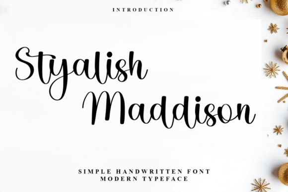 Styalish Maddison: A Festive Font for Digital Campaigns