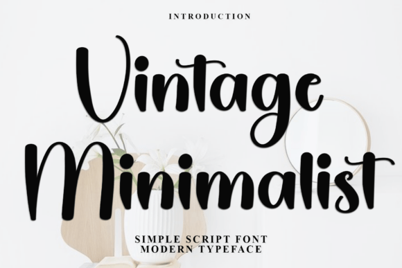 Vintage Minimalist: A Timeless Script Font for Digital Design