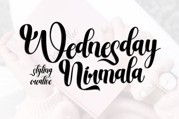 Wednesday Nirmala: A Script Font for Campaigns That Speak with Charm