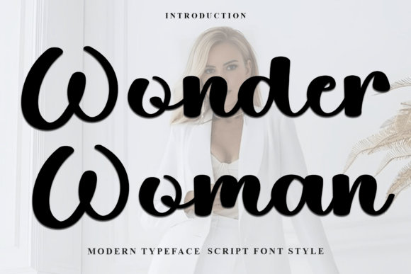 Wonder Woman: A Font for Editorial Elegance
